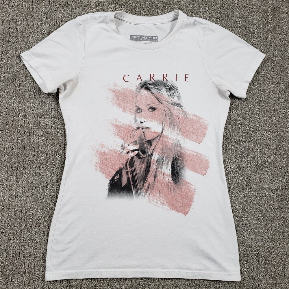 Carrie Underwood T-Shirt Womens M White Storyteller Tour 2016 Concert Tee